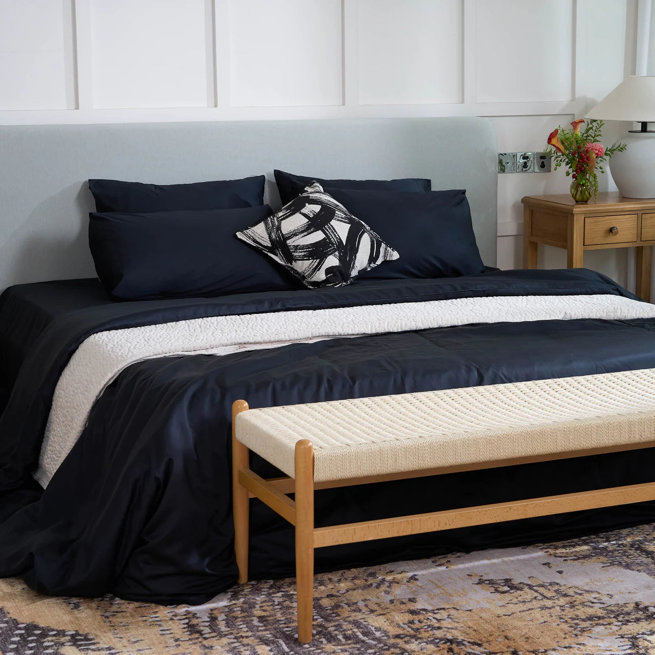 TRENZA Bamboo Sheet Set - Pet Hair Repellent for Dogs/Cats Family - Limited Time Offer